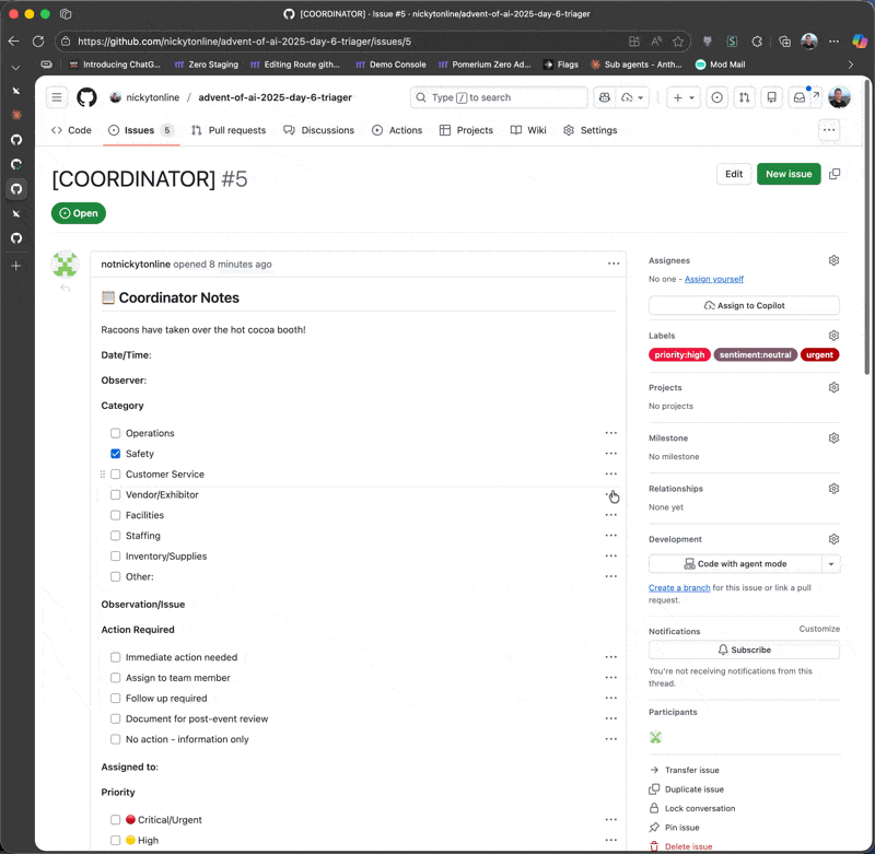 first time contributor flow